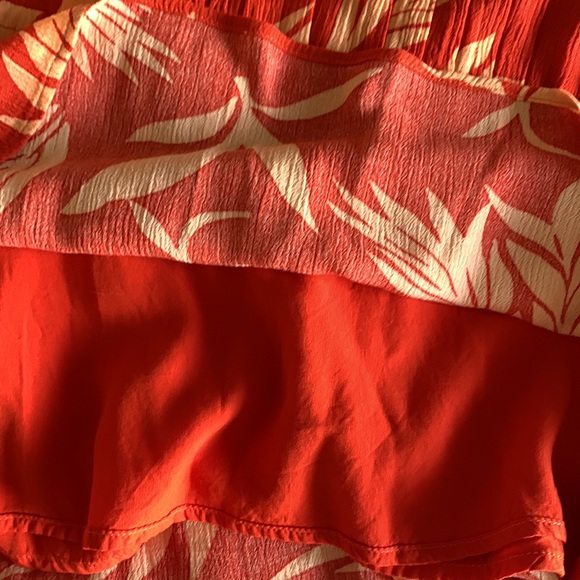 Loft coral color floral print dress🌼 - Picture 11 of 13